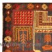 Isabelline One-of-a-Kind Prentice War Hand-Woven Wool Navy/Red Area Rug ISBL8102